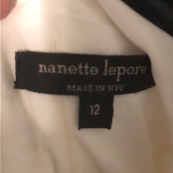 NWT Nanette Lepore A-line Tier Party Dress w/ Bow - Picture 8 of 8